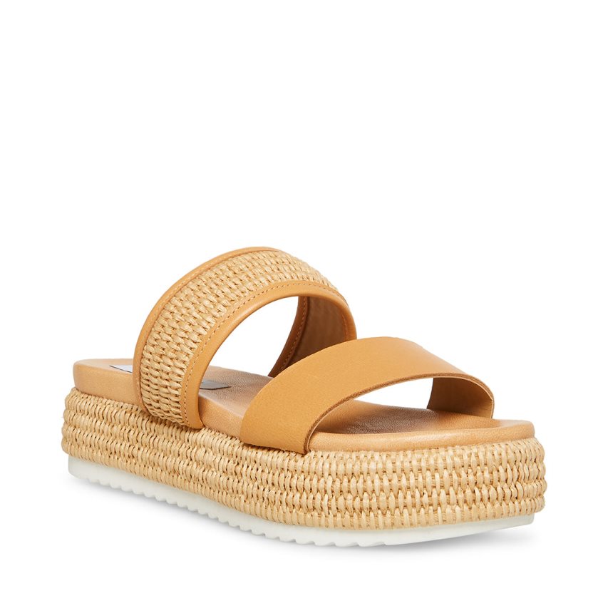 Sandalias de Plataforma Steve Madden Hudson Mujer Marrones | ES DH4823